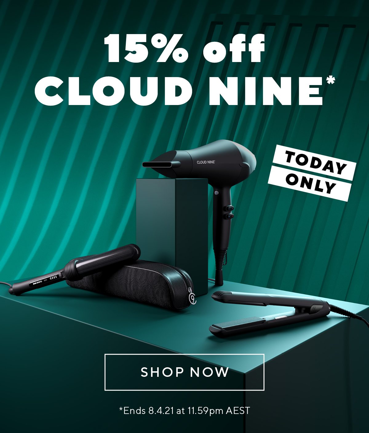 15% off Cloud Nine*