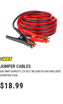 JEGS Jumper Cables - $18.99