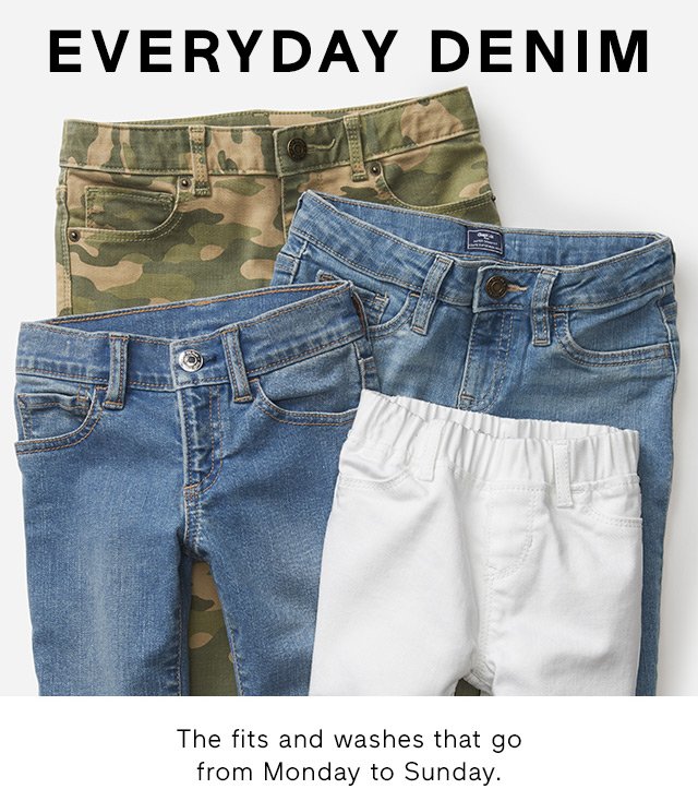 EVERYDAY DENIM | The fits and washes that go from Monday to Sunday.