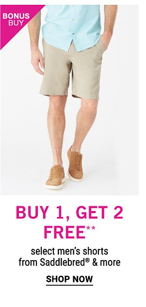 buy 1 get 2 free men's shorts