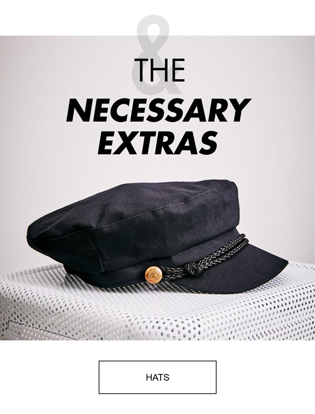 & THE NECESSARY EXTRAS | HATS