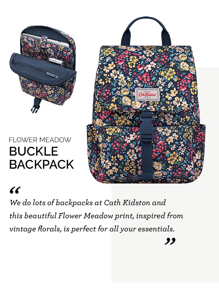 Shop Flower Meadow Buckle Backpack