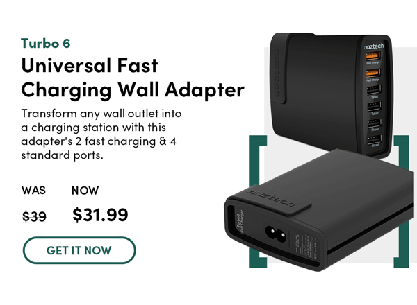 Universal Fast Charging Wall Adapter | Get It Now 