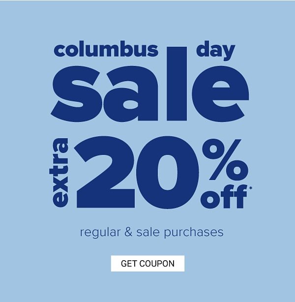 Extra 20% off Regular & Sale Purchases - Get Coupon