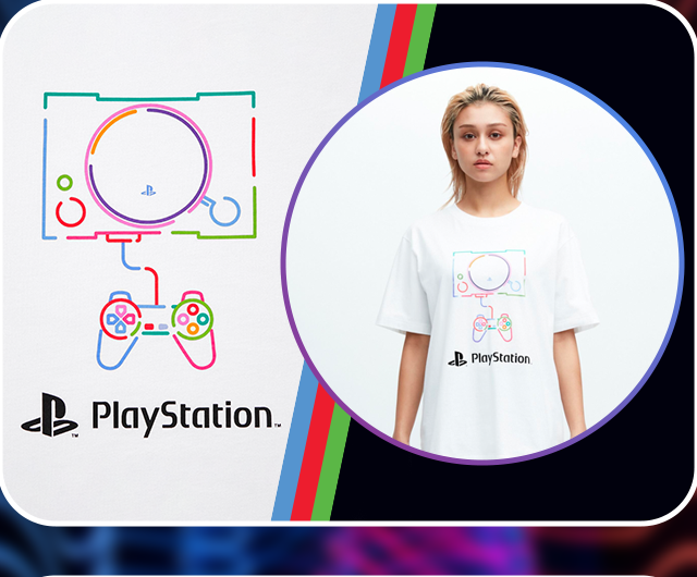 PDP5 - ADULT PLAYSTATION GRAPHIC T-SHIRTS