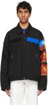 Black Len Lye Edition Velcro Patch Jacket