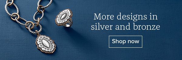 More designs in silver and bronze - Shop now