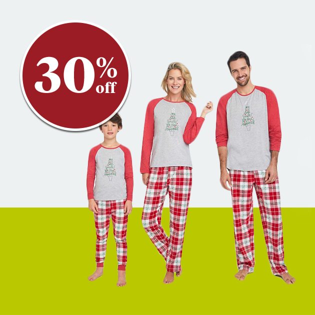 ED Ellen DeGeneres Christmas Tree Family Pajama Collection - 30% off