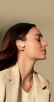 Turn on images for some fashion-forward shots of these earbuds