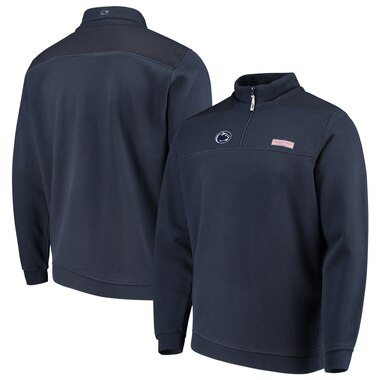 Penn State Nittany Lions Vineyard Vines Shep Shirt Quarter-Zip Jacket - Navy
