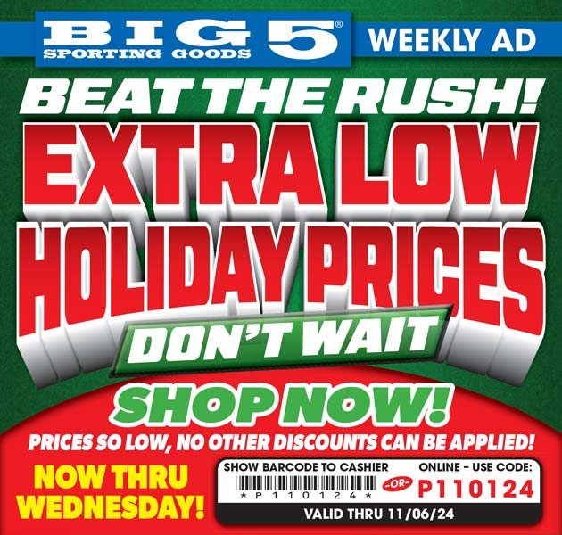 Weekly Ad! CODE P110124