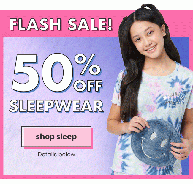 Flash Sale 50% Off Sleepwear
