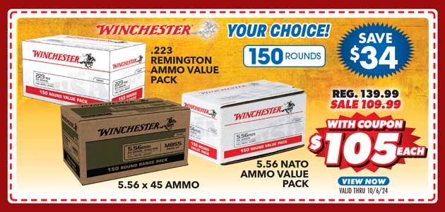 Winchester .223 Remington Value Pack, 5.56x45or 5.56 NATO Ammo Value Pack 