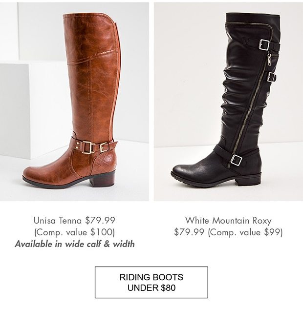 RIDING BOOTS UNDER $80