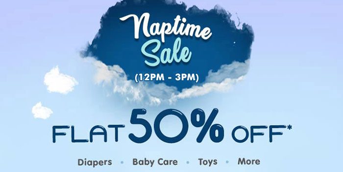 Naptime Sale Flat 50% OFF*