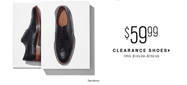 $59.99 Clearance Shoes. See terms.