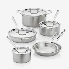 $100 off All-Clad® d5 10-Piece cookware set‡