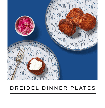 DREIDEL DINNER PLATES