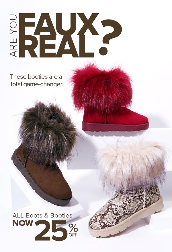 Shop 25% Off Boots & Booties