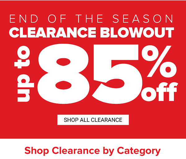 End of the Season Clearance Blowout - Up to 85% off - Shop All Clearance