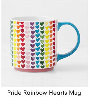 Pride Rainbow Hearts Mug