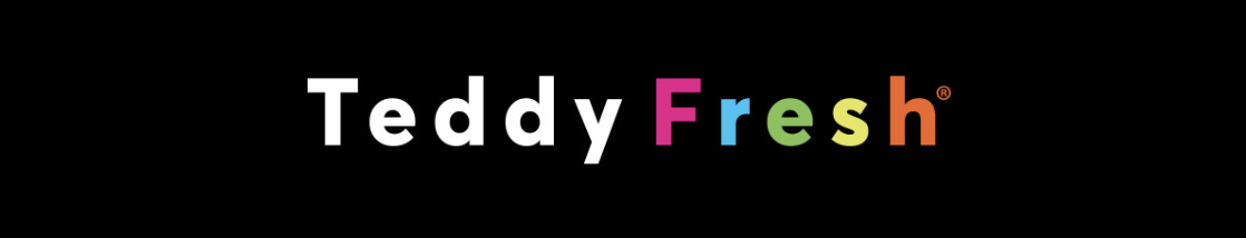 Teddy Fresh Logo with black background