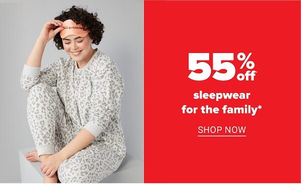 Daily Deals - 55% off sleepwear for the family. Shop Kids.