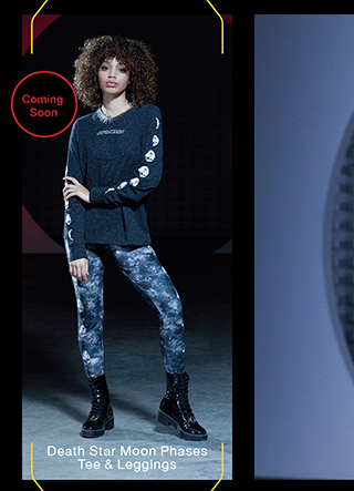 Death Star Moon Phases Tee and Leggings Coming Soon