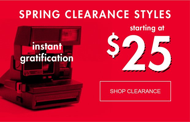 SHOP CLEARANCE