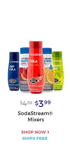  $3.99 SodaStream(R) Mixers shop now ships free