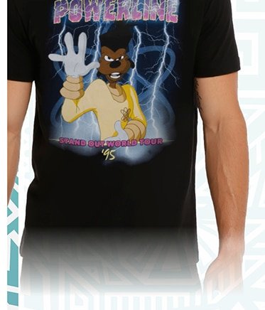 A Goofy Movie Powerline World Tour Tee