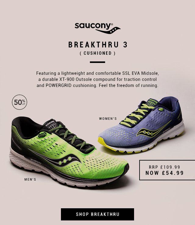 Shop Saucony Breakthru