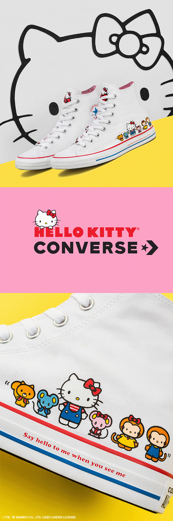 Hello kitty converse on sale zumiez