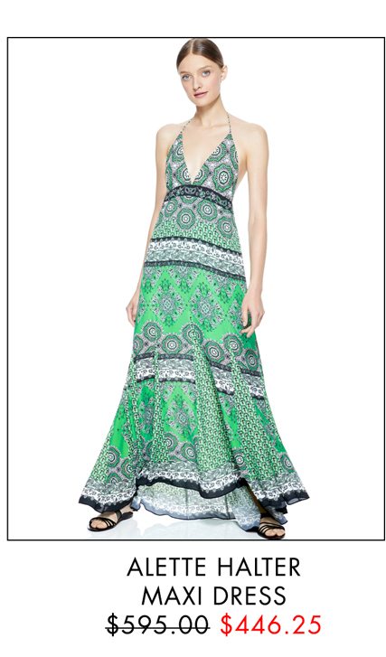 ALETTE HALTER MAXI DRESS