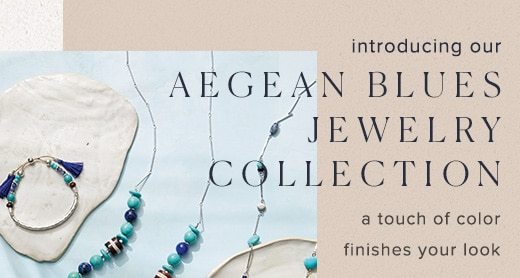 Introducing our Aegean Blues Jewelry Collection »