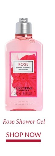 ROSE SHOWER GEL. SHOP NOW