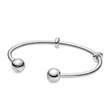 Pandora Moments Snake Chain Style Open Bangle