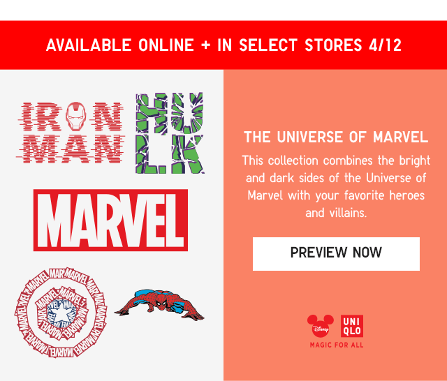 BANNER1 - THE UNIVERSE OF MARVEL