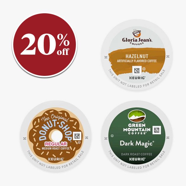 Keurig® K-Cup® Coffee Value & Variety Packs - 20% off