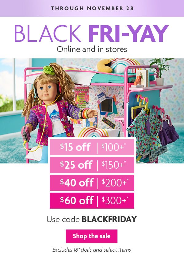 BLACK FRI-YAY - Shop the sale