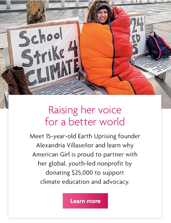 Raising her voice for a better world - Learn more