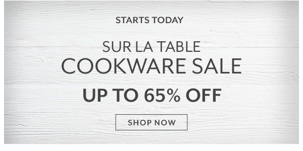 Sur La Table Cookware Sale