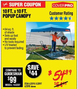 10 ft. x 10 ft. Pop-Up Canopy