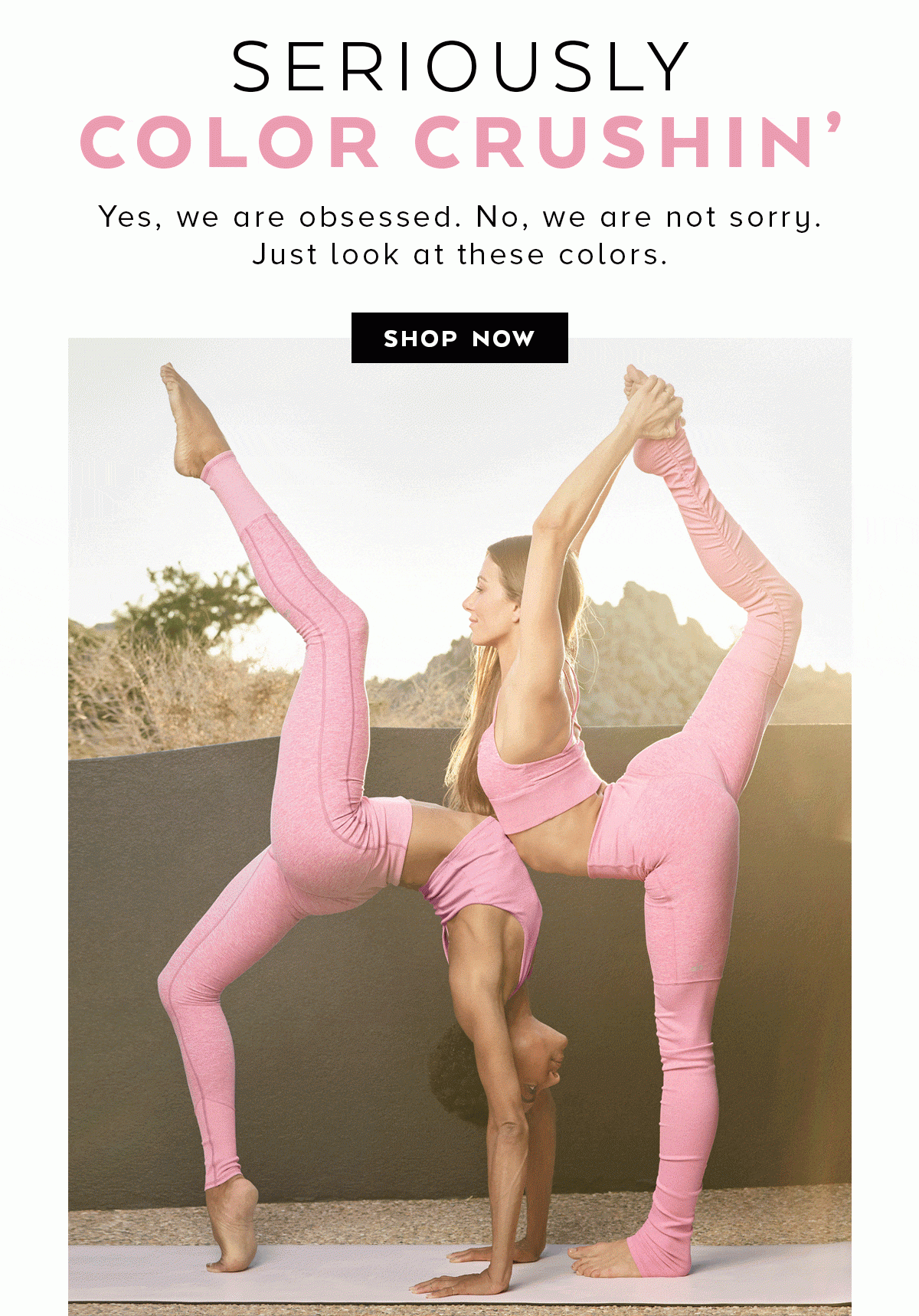 SERIOUSLY COLOR CRUSHIN'. SHOP COLOR CRUSHES