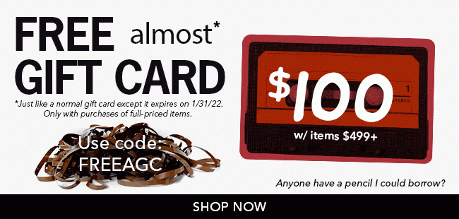 Free almost Gift Card.