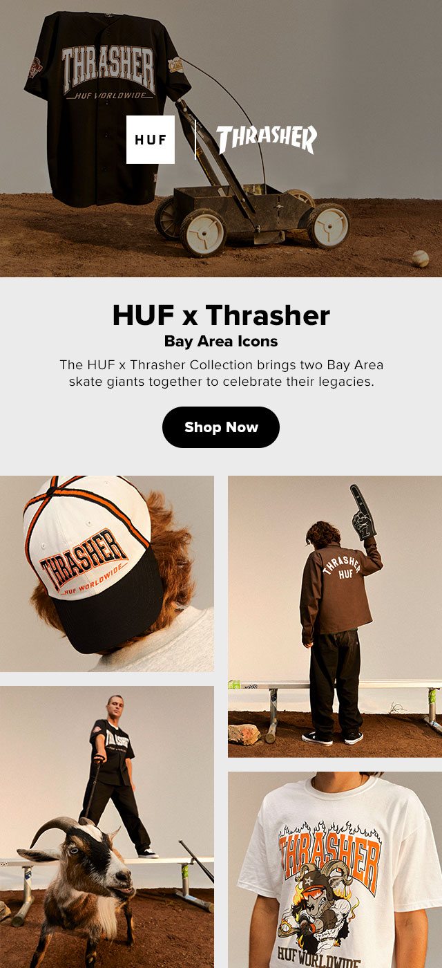 HUF x Thrasher Out Now!