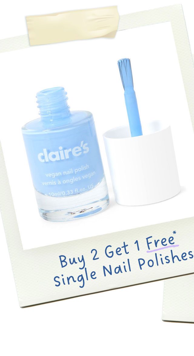 Buy 2 Get 1 Free* Single Nail Polishes