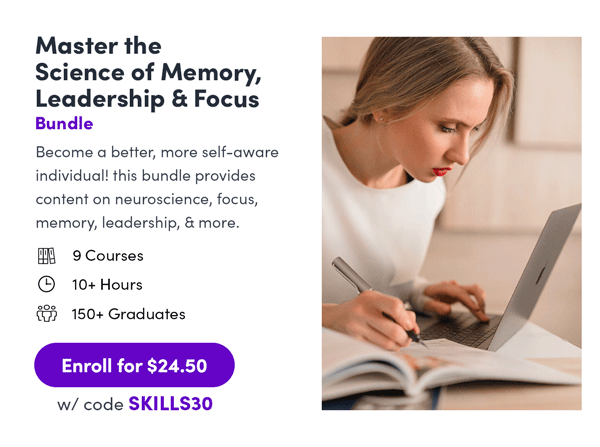 Master the Science of Memory, Leadership & Focus Bundle