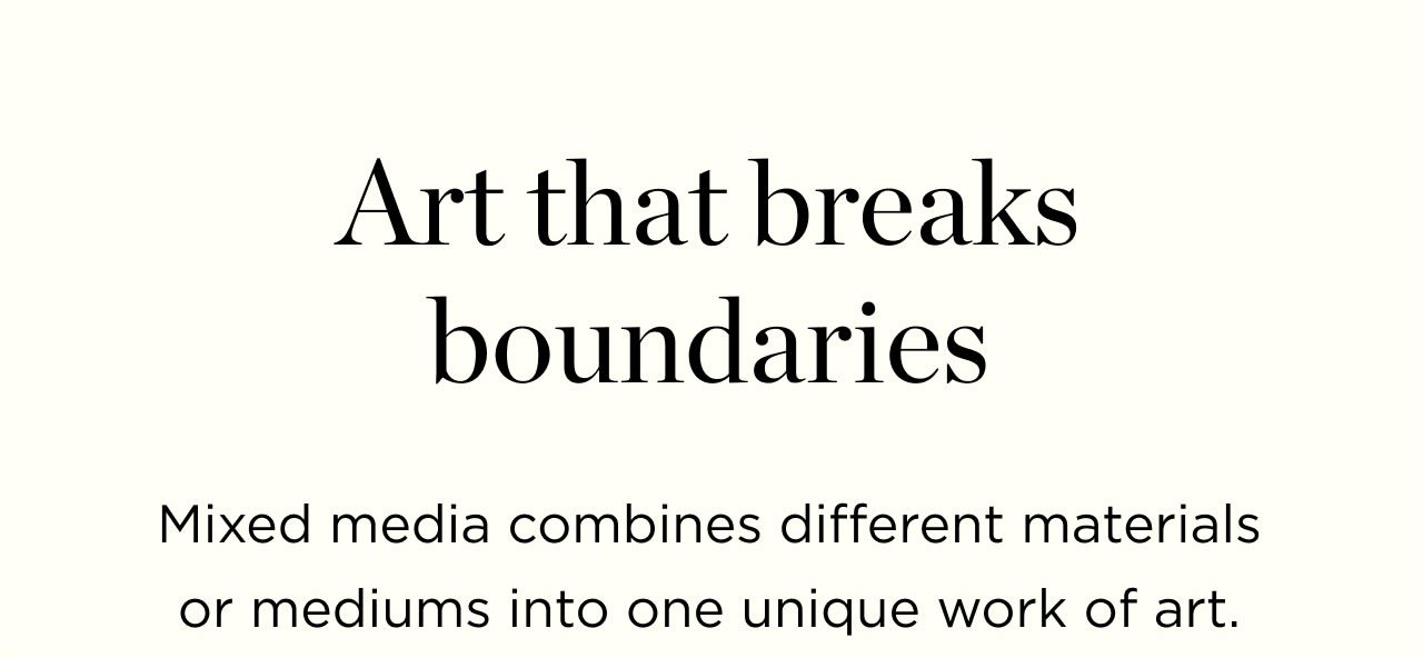 Art that Breaks Boundaries