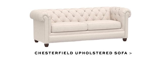 CHESTERFIELD UPHOLSTERED SOFA >